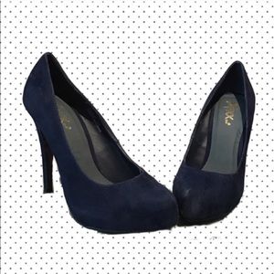 Navy Blue Heels